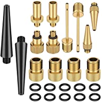 IWILCS Adaptador de Bomba de Bicicleta- 24 Pcs Adaptador de válvula de Bicicleta- Juego de Adaptador de válvula- Anillo…